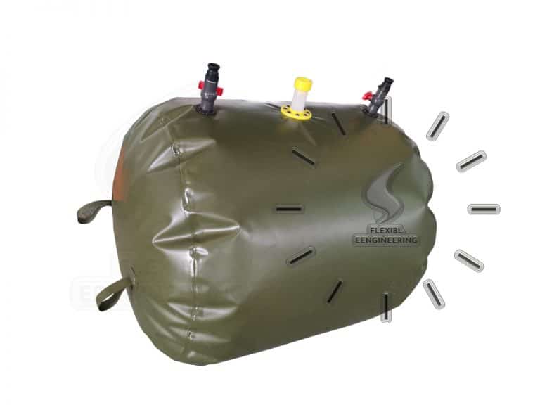 biogas gas stroage bag detailed