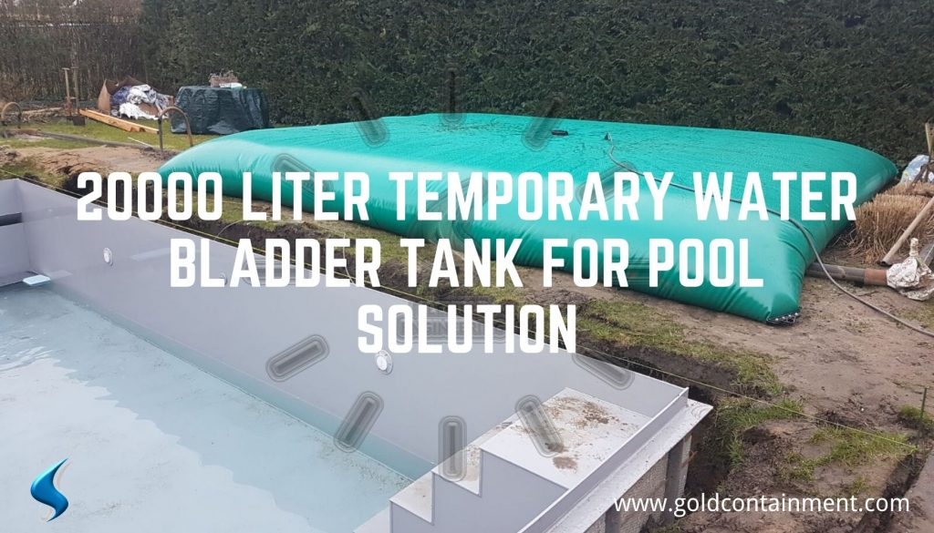 20000 liter Temporary Water Bladder Tank