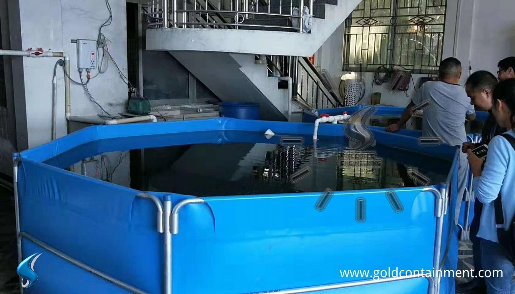10000L Fish Farming Tank Fuushan Flexible Engineering